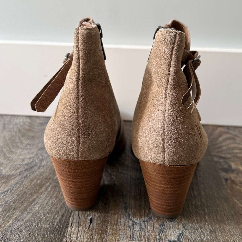Frye | Reed Strappy Booties - Suede - Picture 5 of 10
